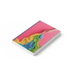 Blau binden mit veganem Kaltleim und individuellem Cover-Druck